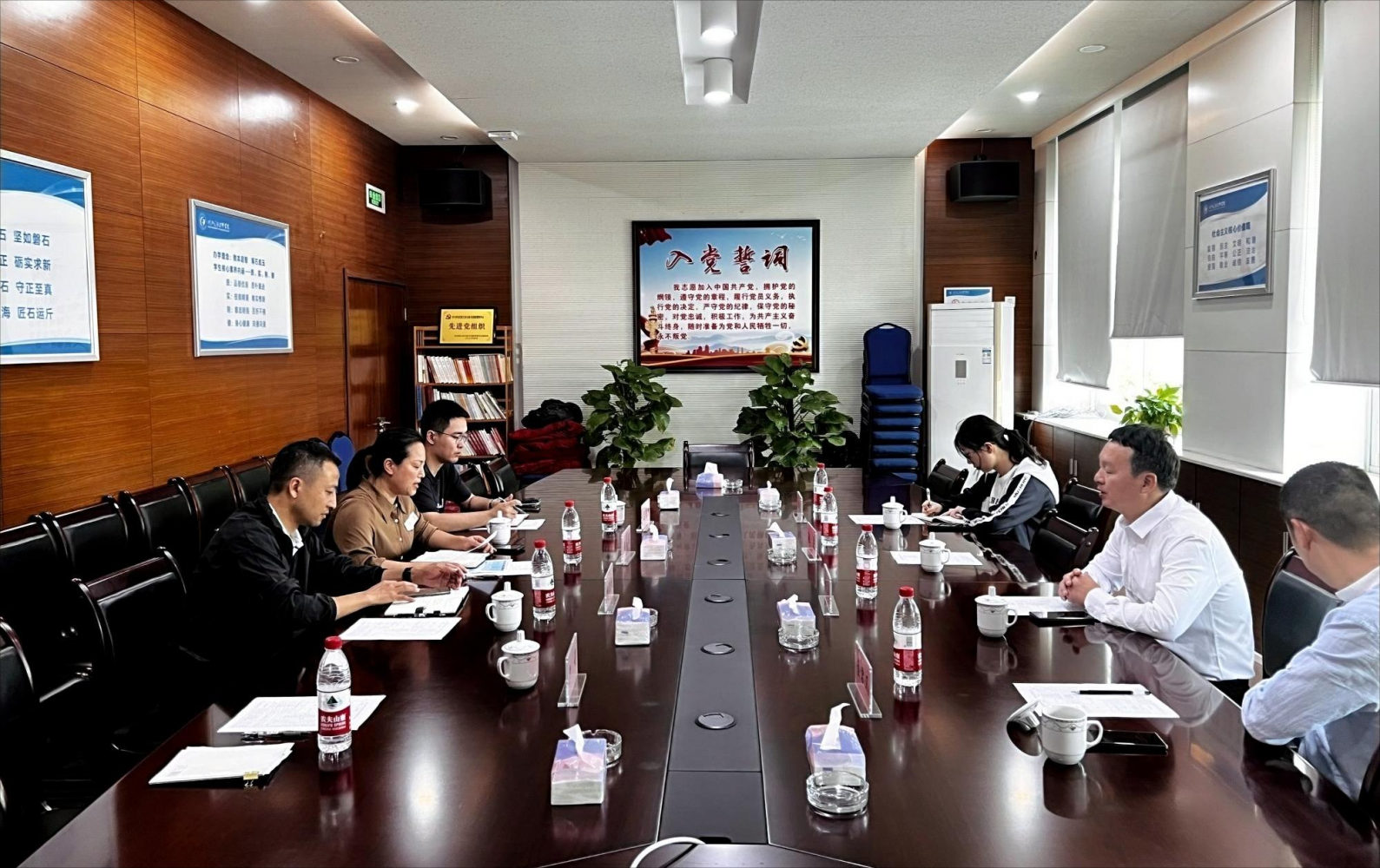 【杭州技师学院】温州交通技术学校来浙江公路技师学院考察交流